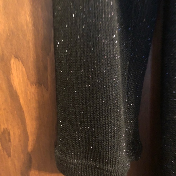 🥳B-DAY SALE❤️NWOT THREE DOTS Sparkle Semi Sheer Tunic - Picture 8 of 10